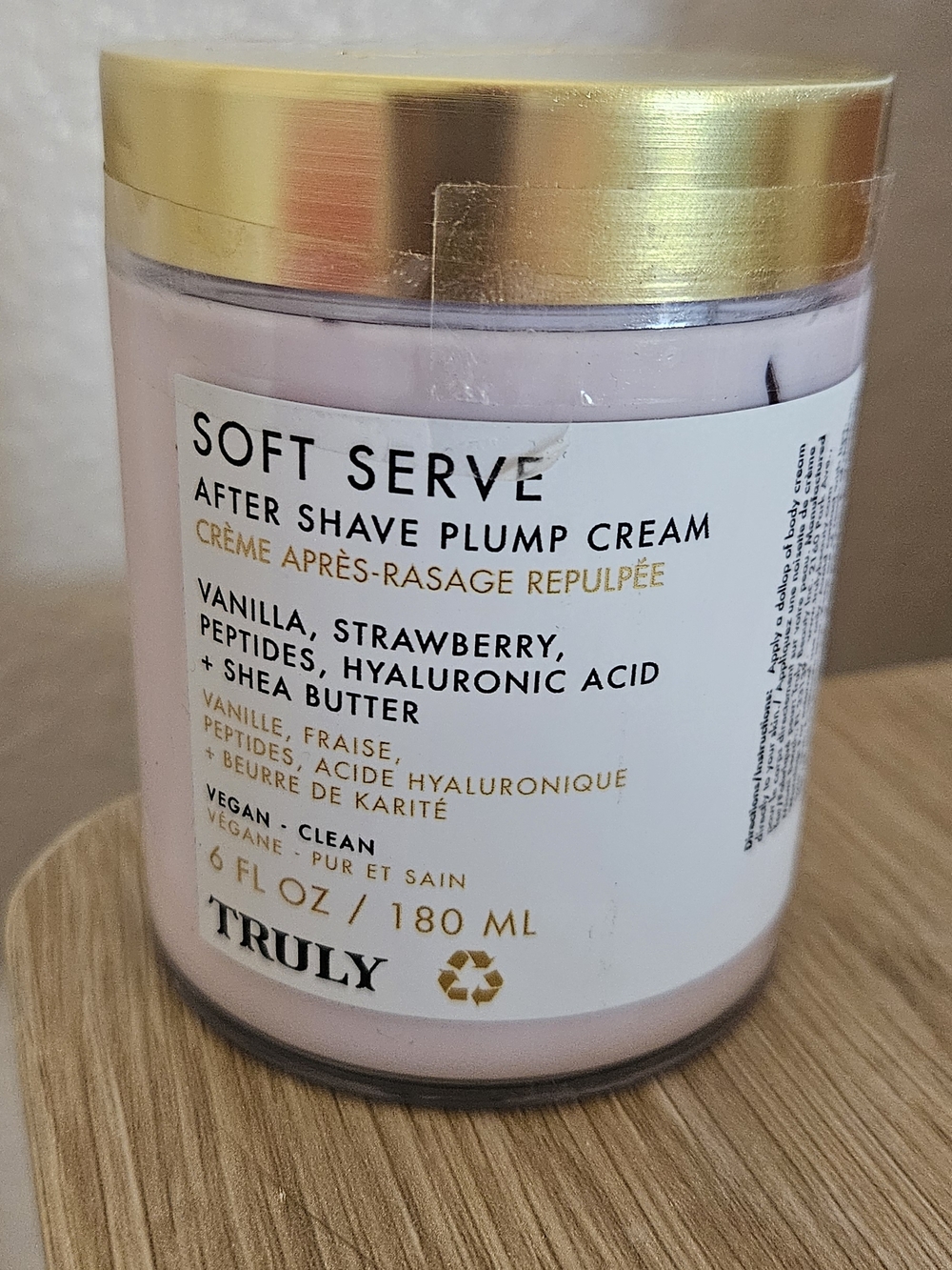 TRULY Soft Serve After Shave Plump Cream - 180ml